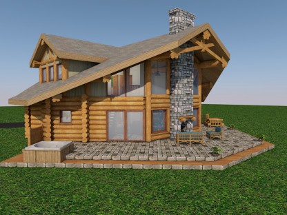 Latewood Finish - Cascade Handcrafted Log Homes