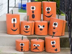 log pumpkins