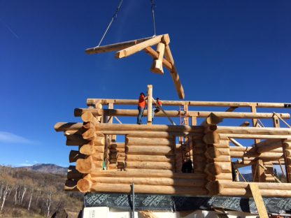 Colorado log home - Cascade Handcrafted