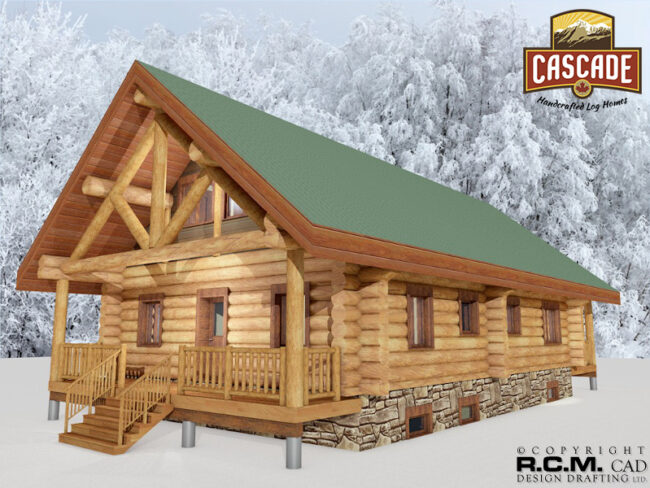 Cascade Handcrafted Log Homes - 1527 Sheep Creek