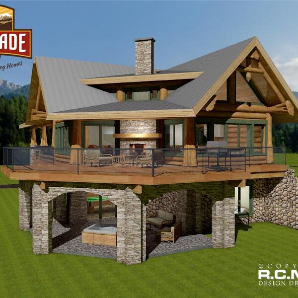 Cascade Handcrafted Log Homes – 1581 Carpathian Cascade Handcrafted Log Homes - 1581 Carpathian