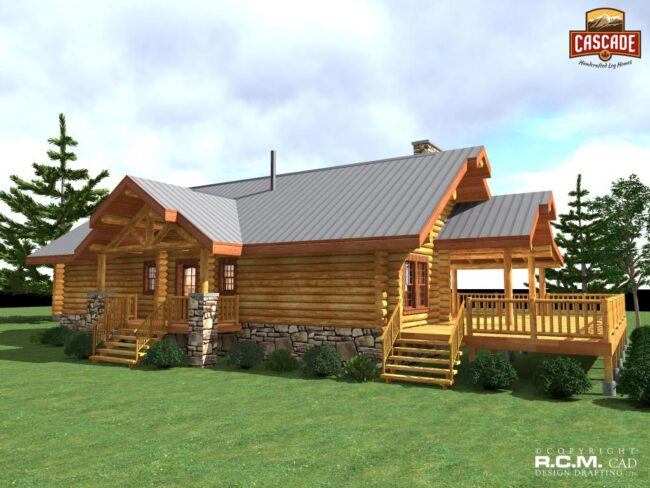 Cascade Handcrafted Log Homes - 1612 Tonasket