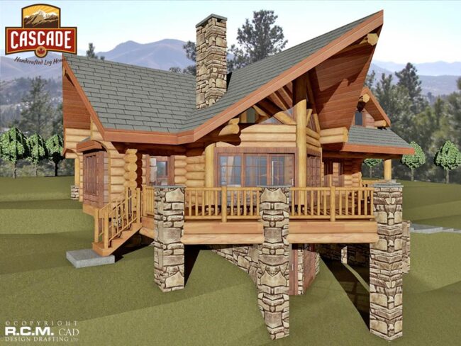 Cascade Handcrafted Log Homes - 1656 Greece