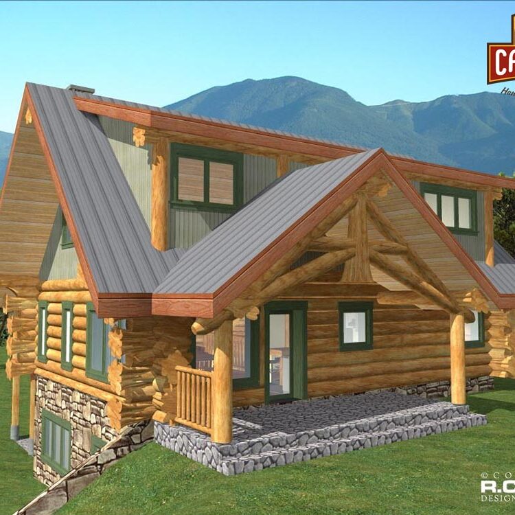 Cascade Handcrafted Log Homes – 1688 Alabama Cascade Handcrafted Log Homes - 1688 Alabama