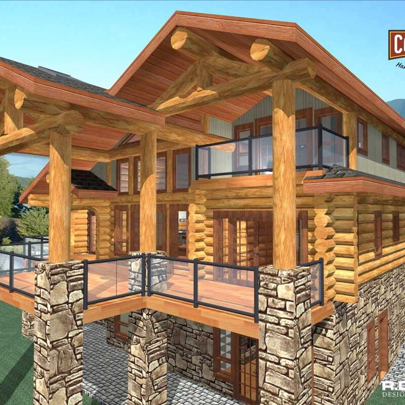 Cascade Handcrafted Log Homes – 1885 Sun Peaks Cascade Handcrafted Log Homes - 1885 Sun Peaks