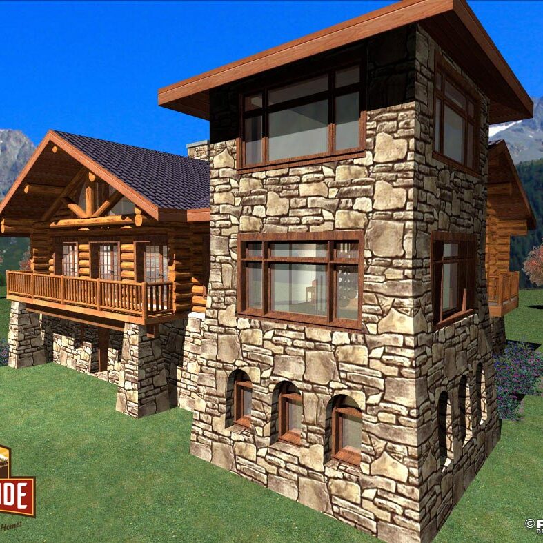 Cascade Handcrafted Log Homes – 1930 Medieval Castle Cascade Handcrafted Log Homes - 1930 Medieval Castle