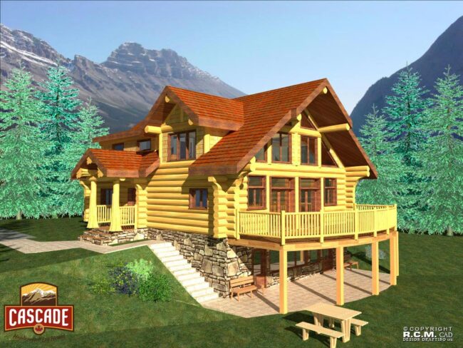 Cascade Handcrafted Log Homes - 1967 Pine Mountain