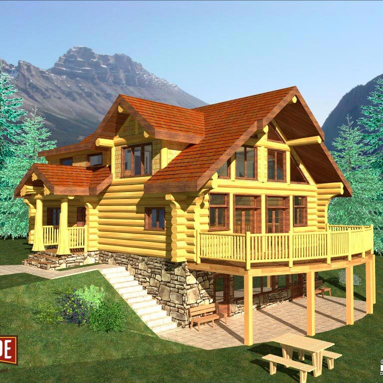 Cascade Handcrafted Log Homes – 1967 Pine Mountain Cascade Handcrafted Log Homes - 1967 Pine Mountain
