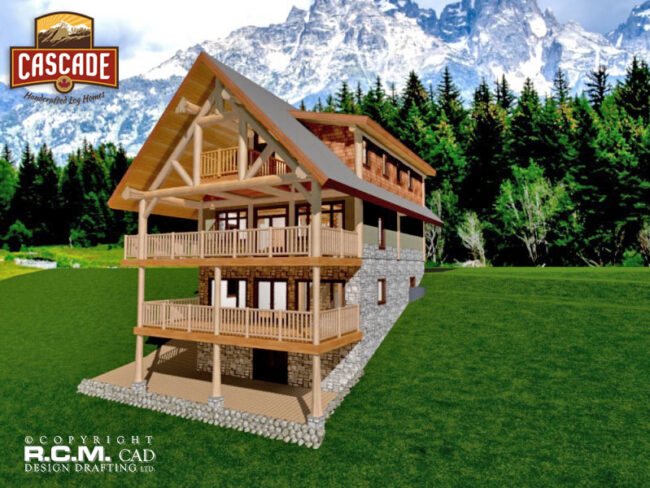 Cascade Handcrafted Log Homes - 1763 Sunshine Valley