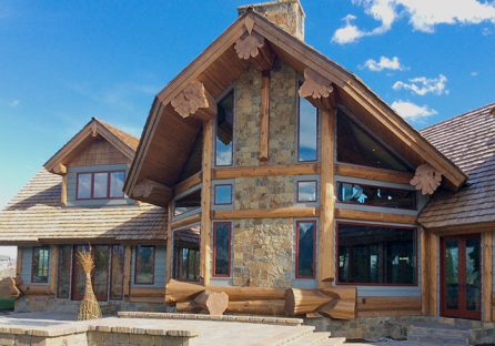Kansas - Cascade Handcrafted Log Home Design