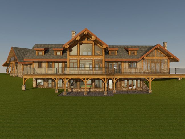 Cascade Handcrafted Log Timber Home