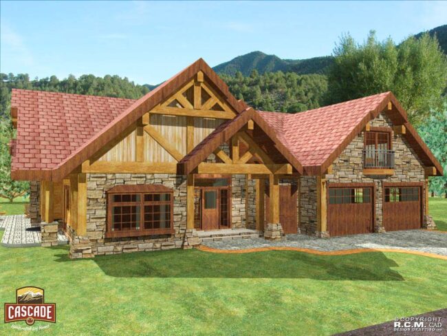 Cascade Handcrafted Log Homes - 3525 Aspen Glen