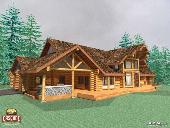 Cascade Handcrafted Log Homes - 3754 Rupp