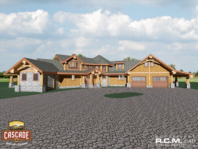 Cascade Handcrafted Log Homes - 3818 Boeme