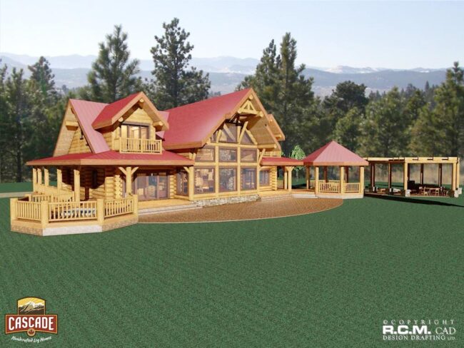 Cascade Handcrafted Log Homes - 4051 McLure