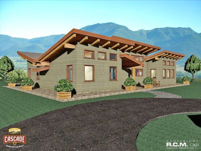 Cascade Handcrafted Log Homes - 1700 Butterfly