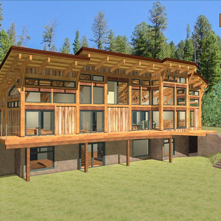 Cascade Handcrafted Log Homes - 2310 Bennett Lake