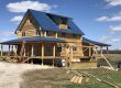 full log walls