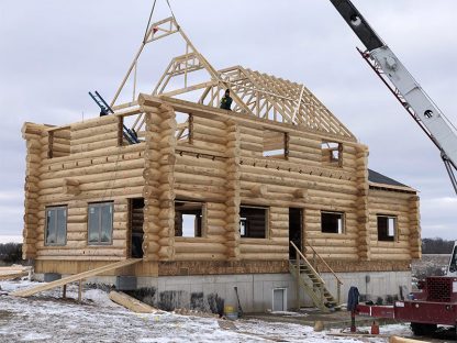 Cascade Handcrafted Log Homes - Missouri Project