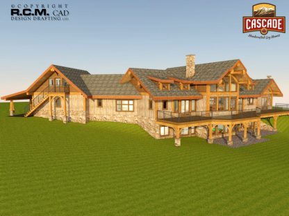 Cascade Handcrafted Log Homes - Williamstown Project