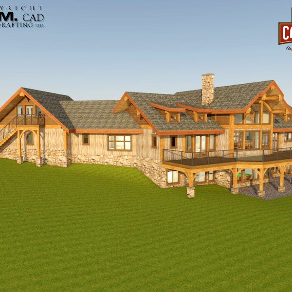 Cascade Handcrafted Log Homes - Williamstown Project