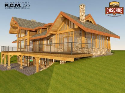 Cascade Handcrafted Log Homes - Williamstown Project