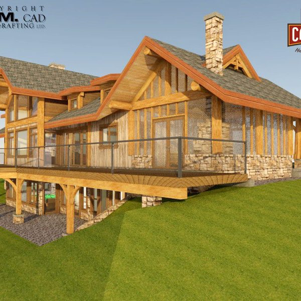 Cascade Handcrafted Log Homes - Williamstown Project