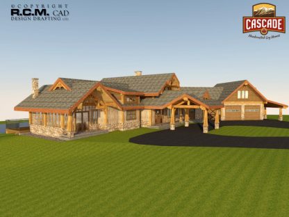 Cascade Handcrafted Log Homes - Williamstown Project