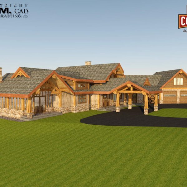Cascade Handcrafted Log Homes - Williamstown Project