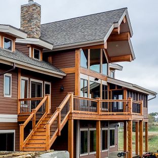 Cascade Handcrafted Log Homes - Williamstown Project