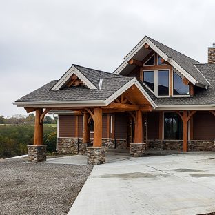 Cascade Handcrafted Log Homes - Williamstown Project
