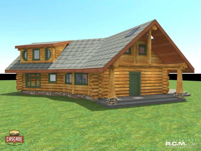 Cascade Log Homes - 1800 The Great Aspen Mountain