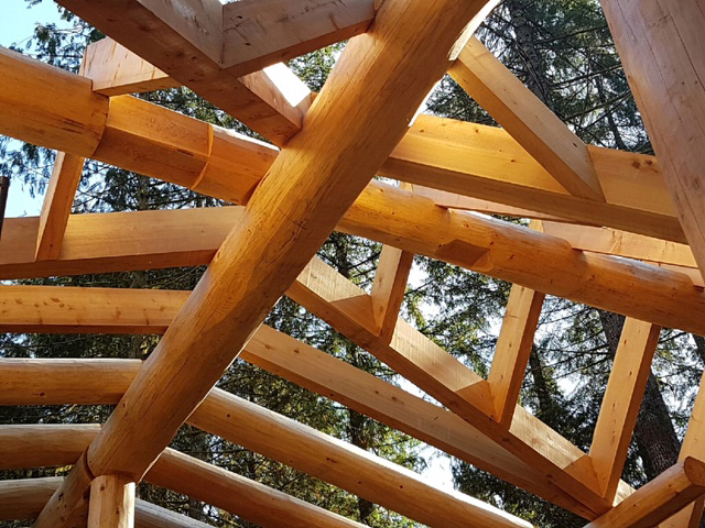 Cascade Handcrafted Log Homes - Trusses