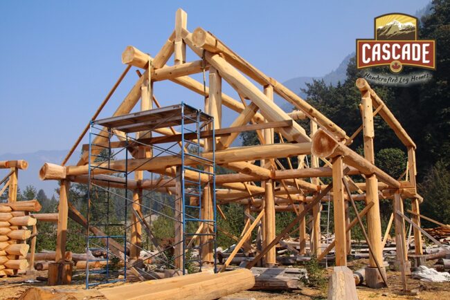 Cascade Handcrafted Log Homes - Trusses