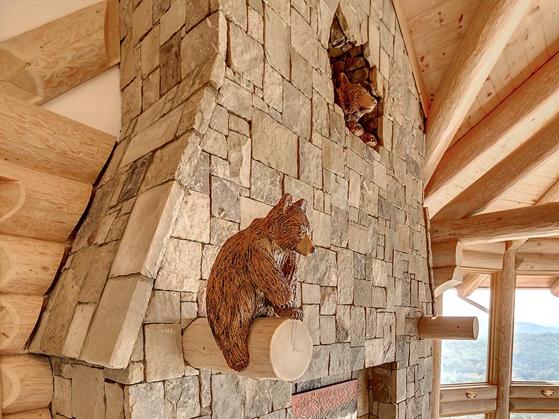 Cascade Handcrafted Log Homes - Timber Accents