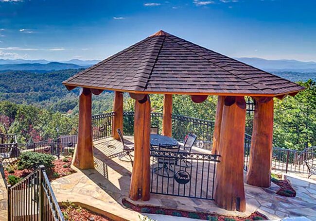 Cascade Handcrafted Octagonal Gazebo Cascade Handcrafted Octagonal Gazebo