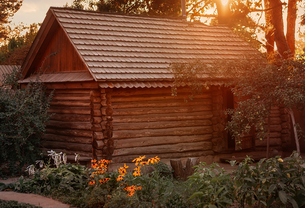 Cabin With Dovetail Joinery