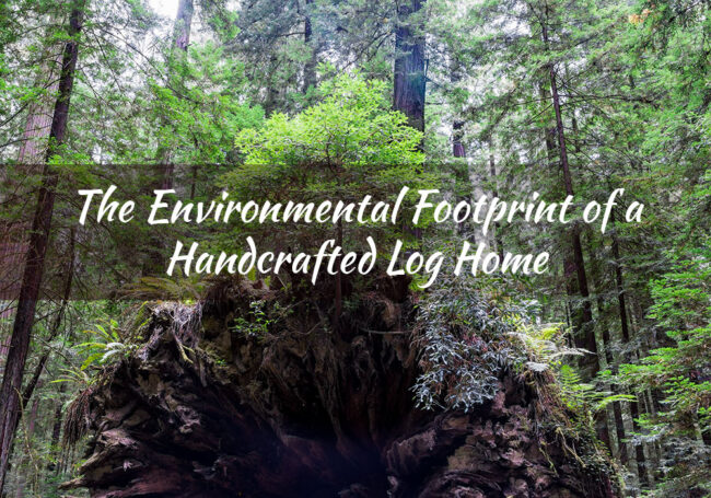 The Environmental Footprint of a Handcrafted Log Home The Environmental Footprint of a Handcrafted Log Home
