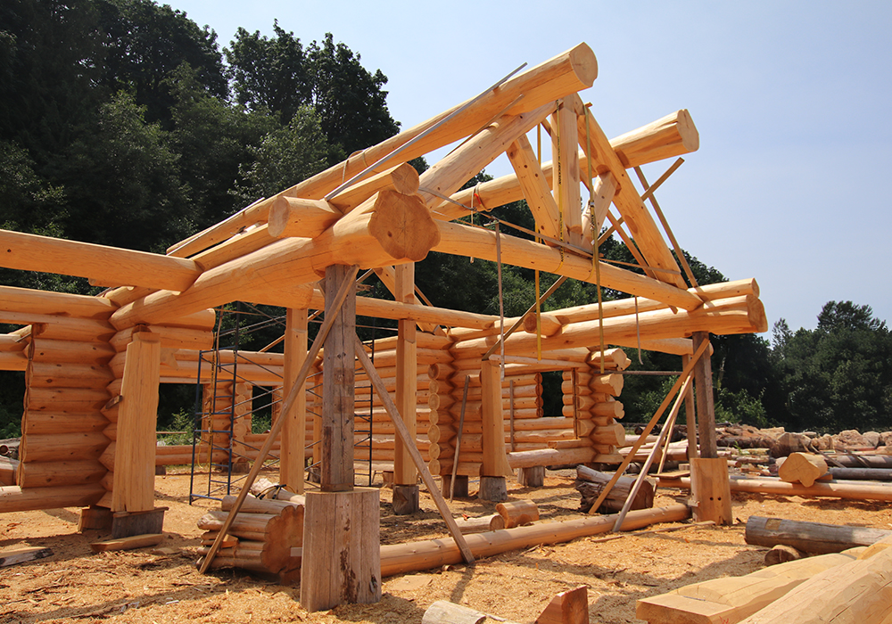 Montana Log Home - Cascade-Handcrafted Log Homes