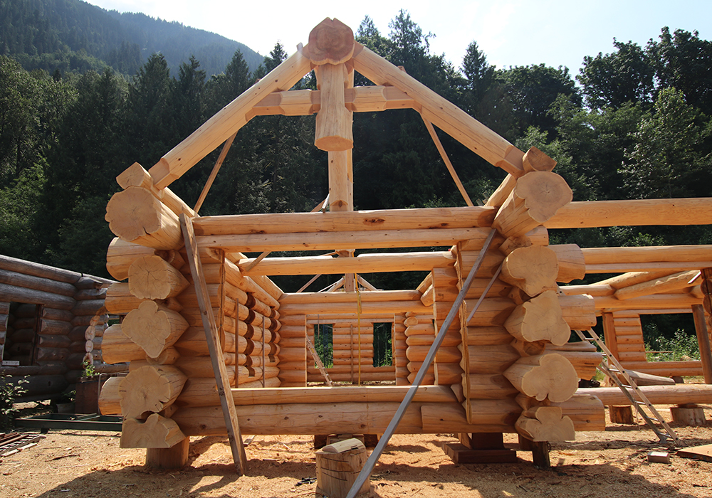 Montana Log Home - Cascade-Handcrafted Log Homes
