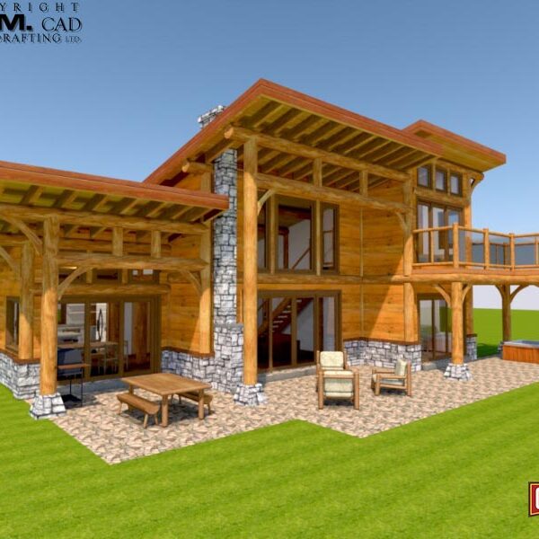 Cascade Handcrafted Log Homes - 1512 Willkomm Contemporary