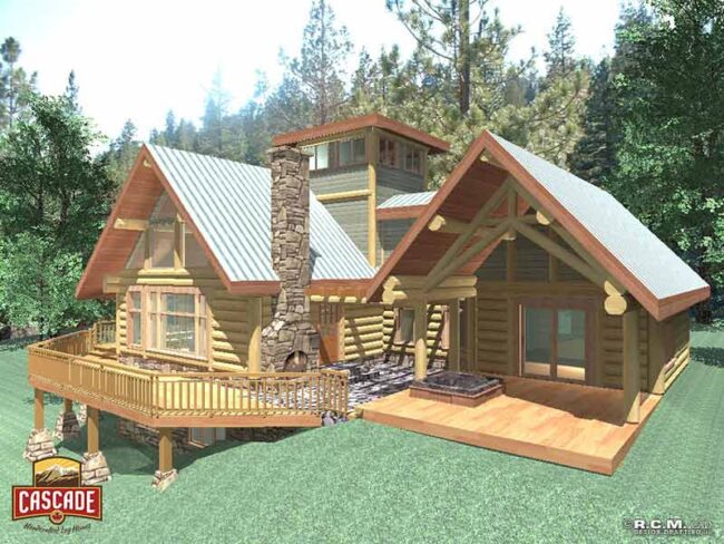 Cascade Handcrafted Log Homes - 1626 Gilmore