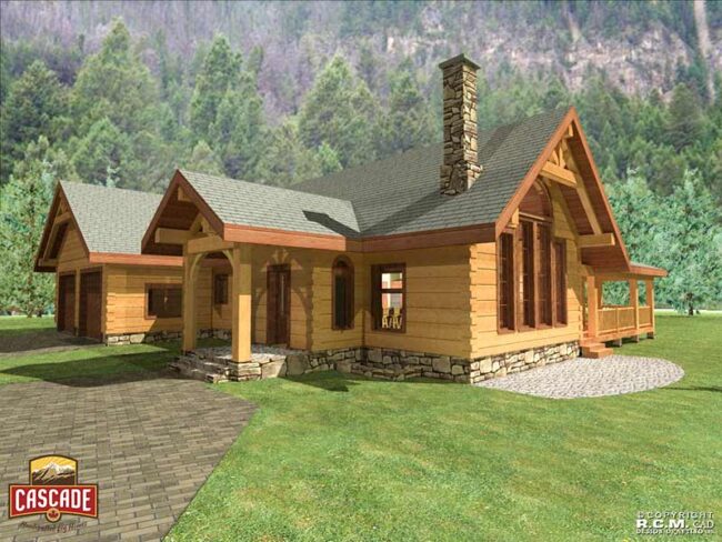 Cascade Handcrafted Log Homes - 2050 Granite Falls