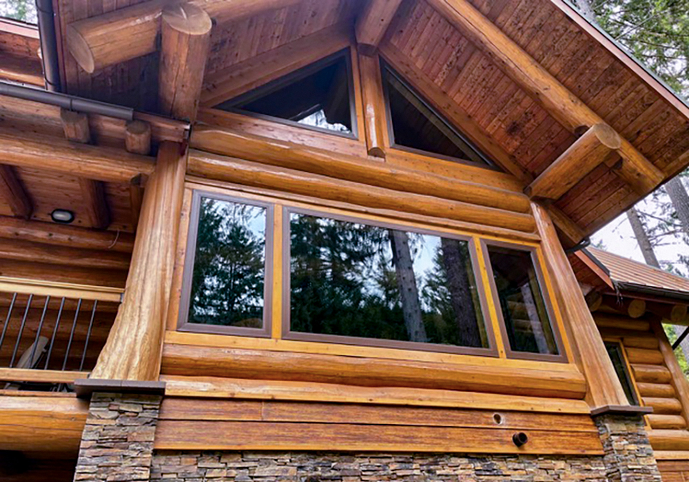 Designing for Big Views and Tall Walls in Log and Timber Homes Designing for Big Views and Tall Walls in Log and Timber Homes