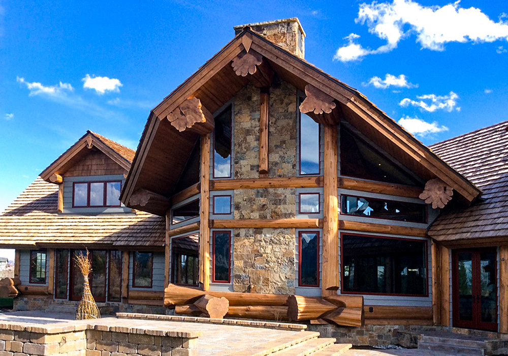 Designing for Big Views and Tall Walls in Log and Timber Homes Designing for Big Views and Tall Walls in Log and Timber Homes
