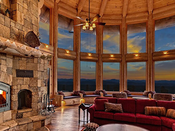Designing for Big Views and Tall Walls in Log and Timber Homes Designing for Big Views and Tall Walls in Log and Timber Homes
