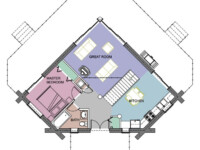 Cascade Handcrafted Log Homes - 1150 Spring - 1st Floor Plan
