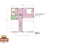 Cascade Handcrafted Log Homes - 1310 Oroville - 2nd Floor Plan