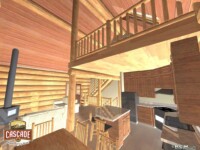 Cascade Handcrafted Log Homes - 1496 Dawson - Interior Kitchen View