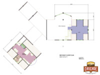 Cascade Handcrafted Log Homes - 2491 Sparta - 2nd Floor Plan